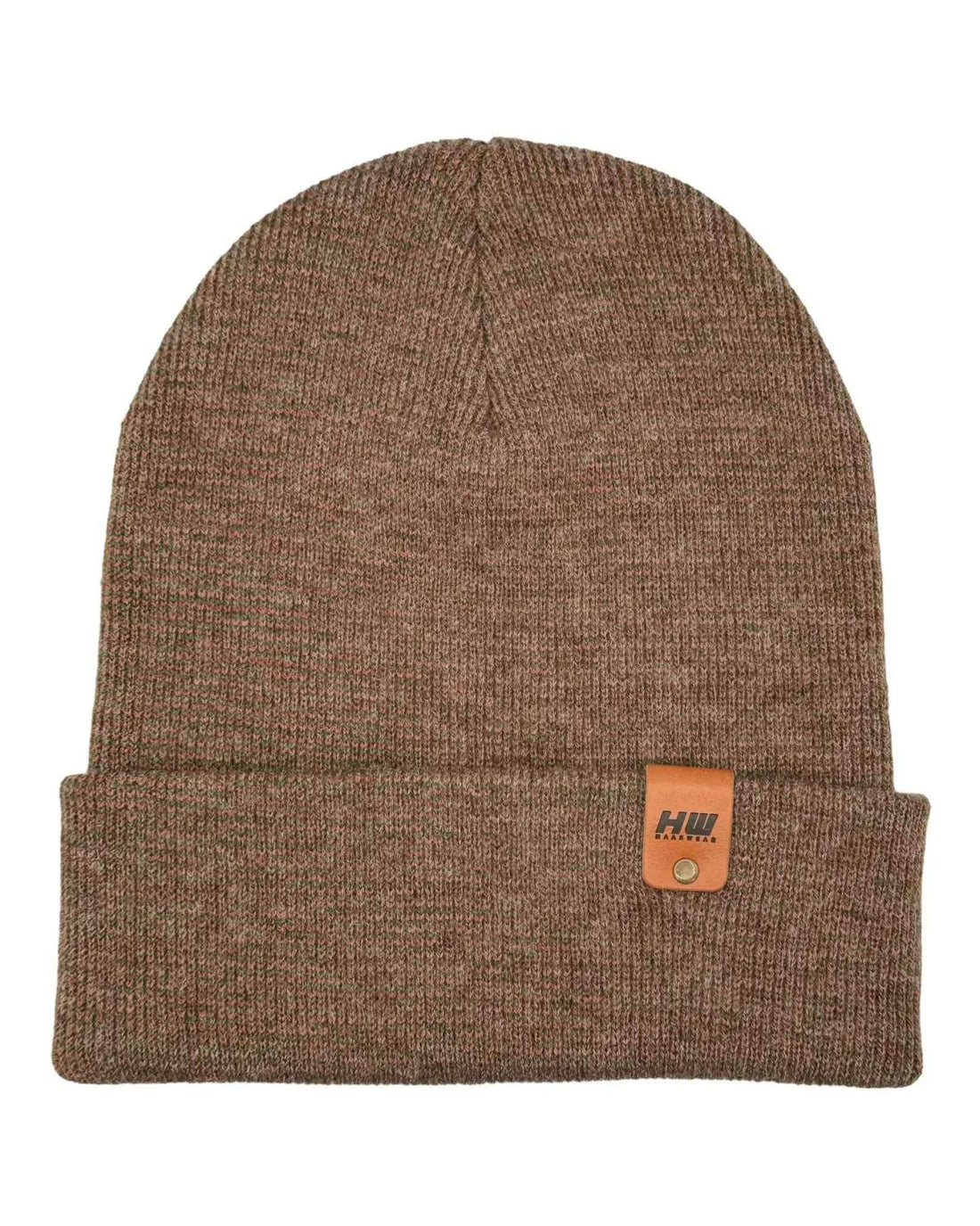 HAAKWEAR Traditional Classic Fusion Cuffed Beanie - Burgundy / Green, Made in USA