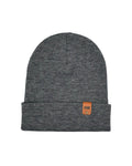 HAAKWEAR Traditional Classic Fusion Cuffed Beanie - Gray / Denim, Made in USA