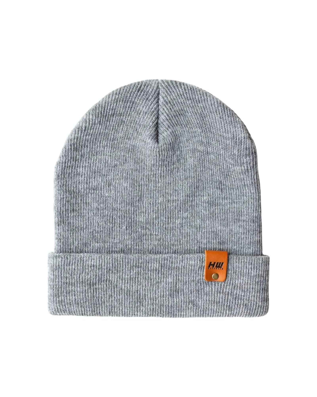 HAAKWEAR Traditional Koala Gray Beanie | Classic Cuffed Knit Hat | Made in USA