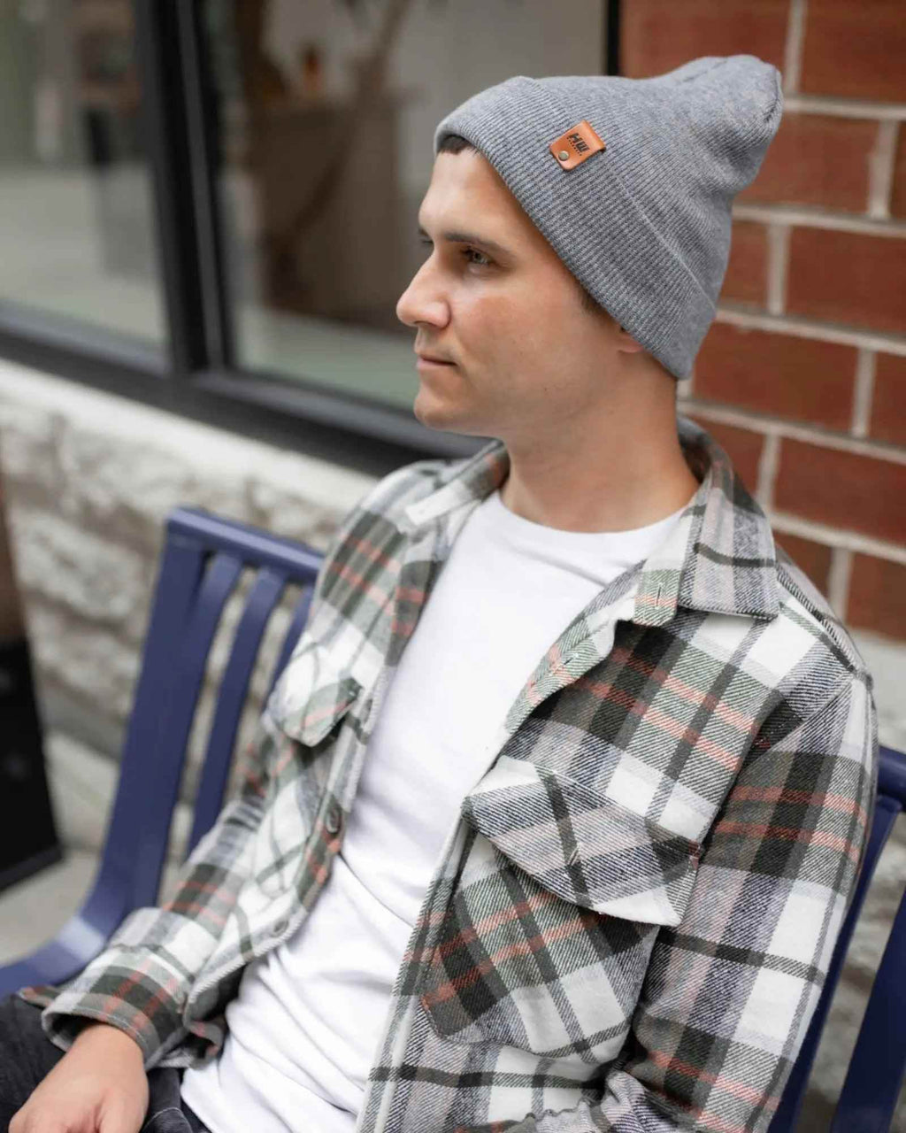 HAAKWEAR Traditional Koala Gray Beanie | Classic Cuffed Knit Hat | Made in USA