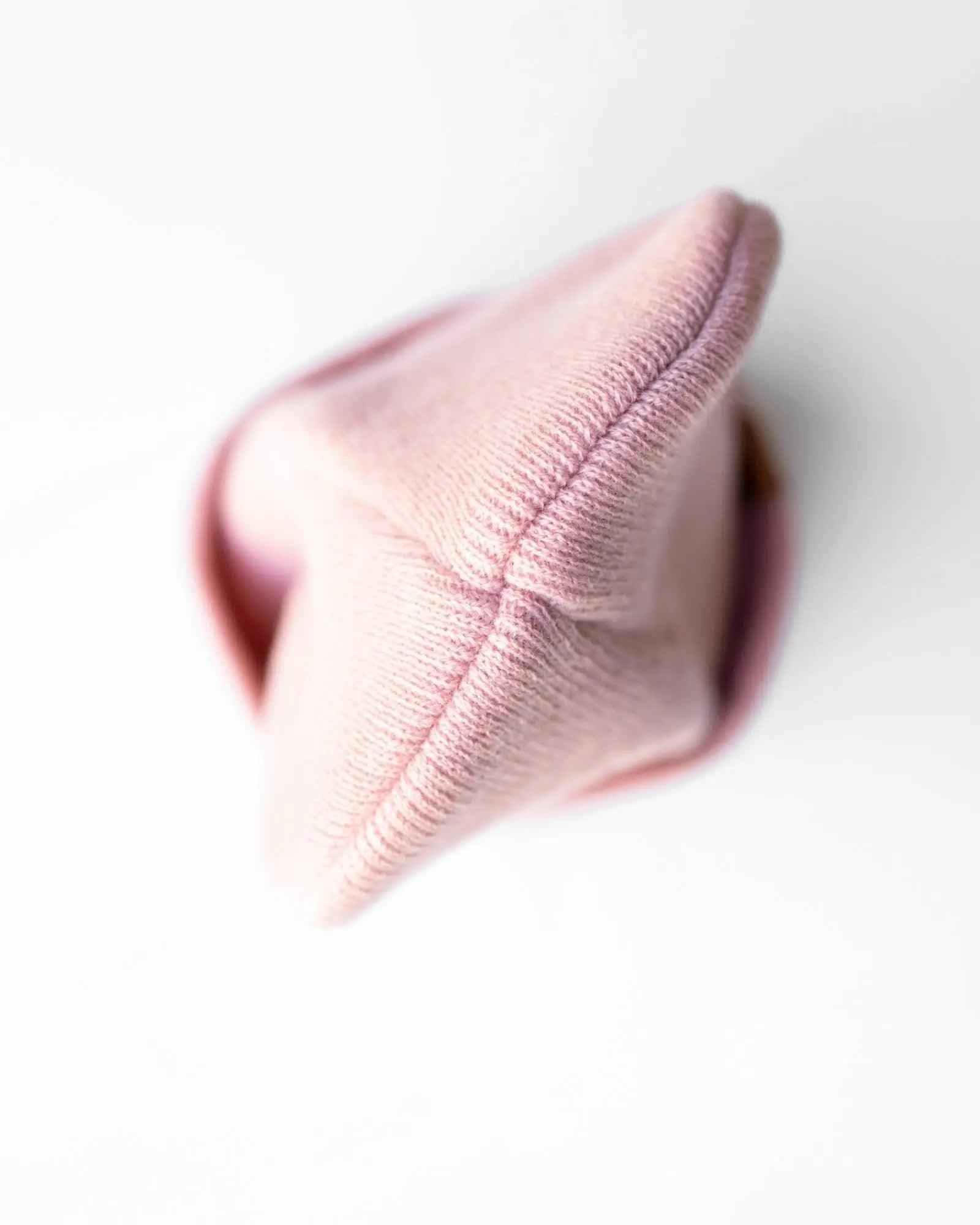 HAAKWEAR Traditional Pearl Pink Beanie | Classic Cuffed Knit Hat | Made in USA
