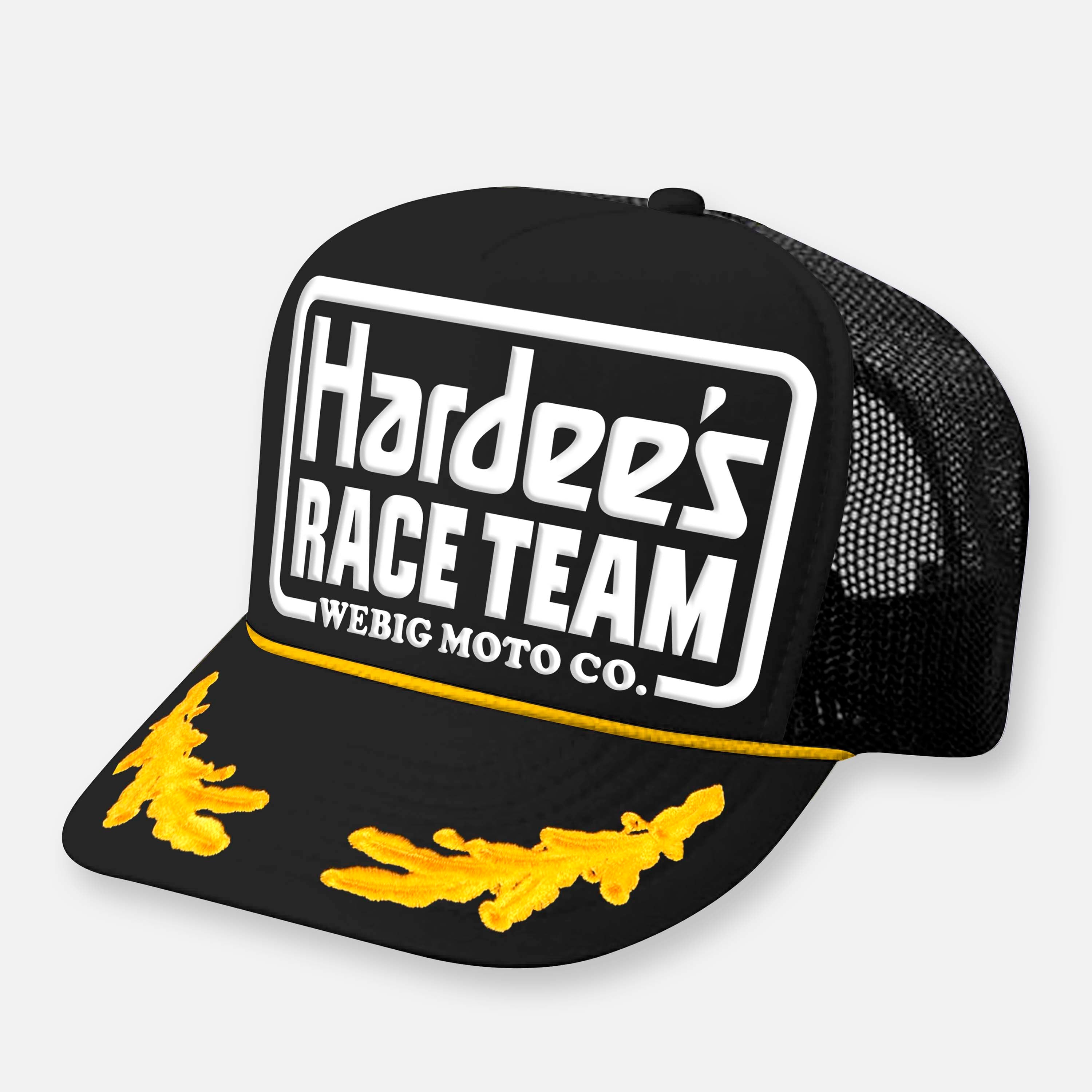 HARDEE'S RACE TEAM HAT CURVED BILL