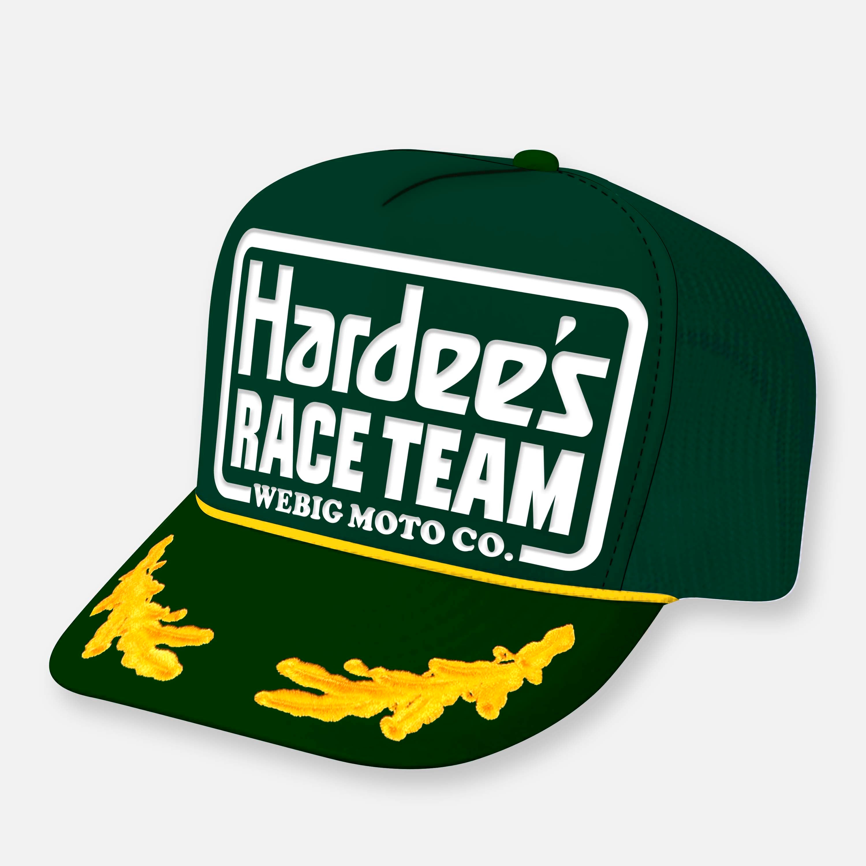 HARDEE'S RACE TEAM HAT CURVED BILL