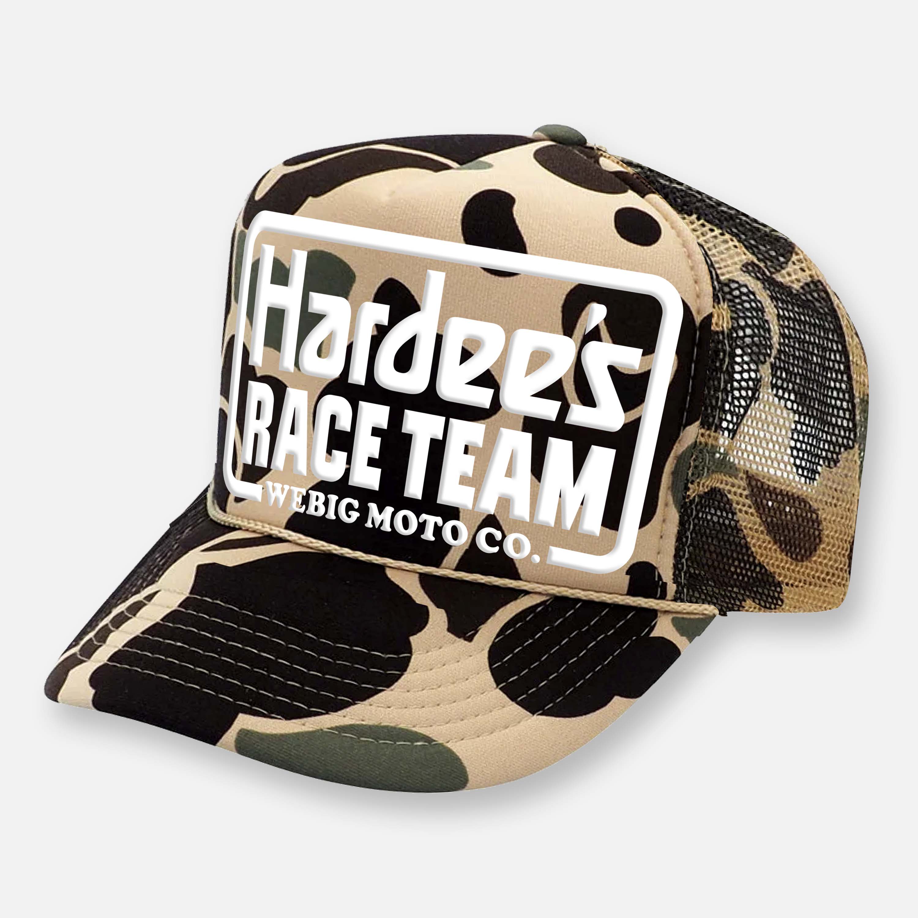 HARDEE'S RACE TEAM HAT CURVED BILL