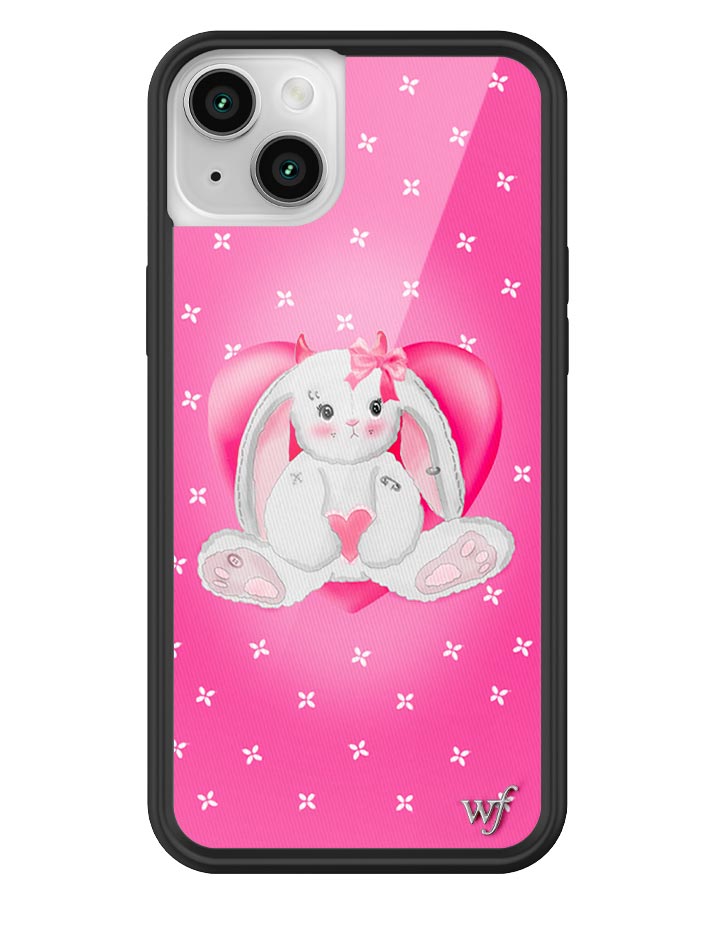 Be My Bunny iPhone Case - Pink Punk Bunny Protective Phone Cover - Image 3