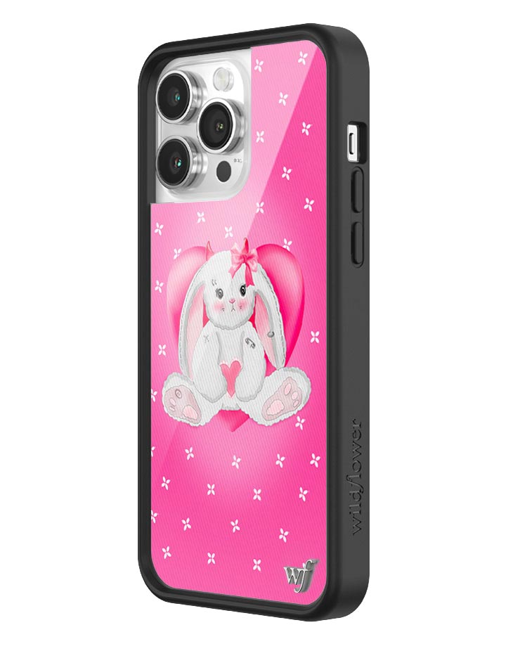 Be My Bunny iPhone Case - Pink Punk Bunny Protective Phone Cover - Image 2