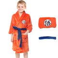 Kids Anime Robe Pajamas Dragon Z Bathrobe Pajamas Anime Onesie Boys Girls Monkey King Bath Robe Halloween Costume