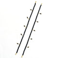 Close-up of black beads traditional anklets suitable for daily wear