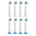 8-Pack Replacement Brush Heads Compatible with Oral-B iO Series 2–10