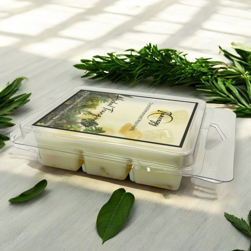 Herbal Tranquility Crystal-Enhanced Premium Coconut-Soy Wax Melts