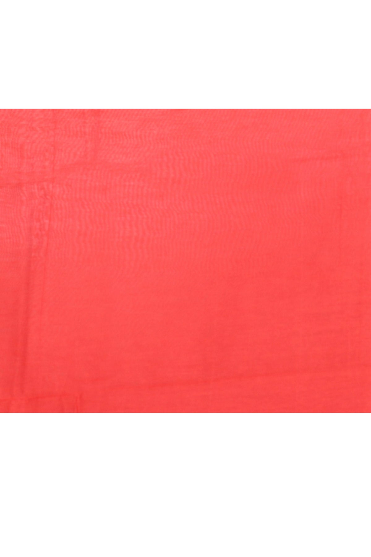 Red Self Sequins Embellished Jamdani Cotton Blend Saree