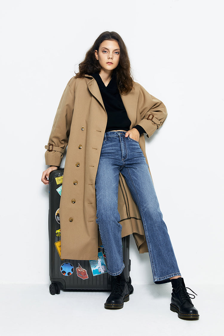 High Rise Kick Crop Jeans - Hotel California