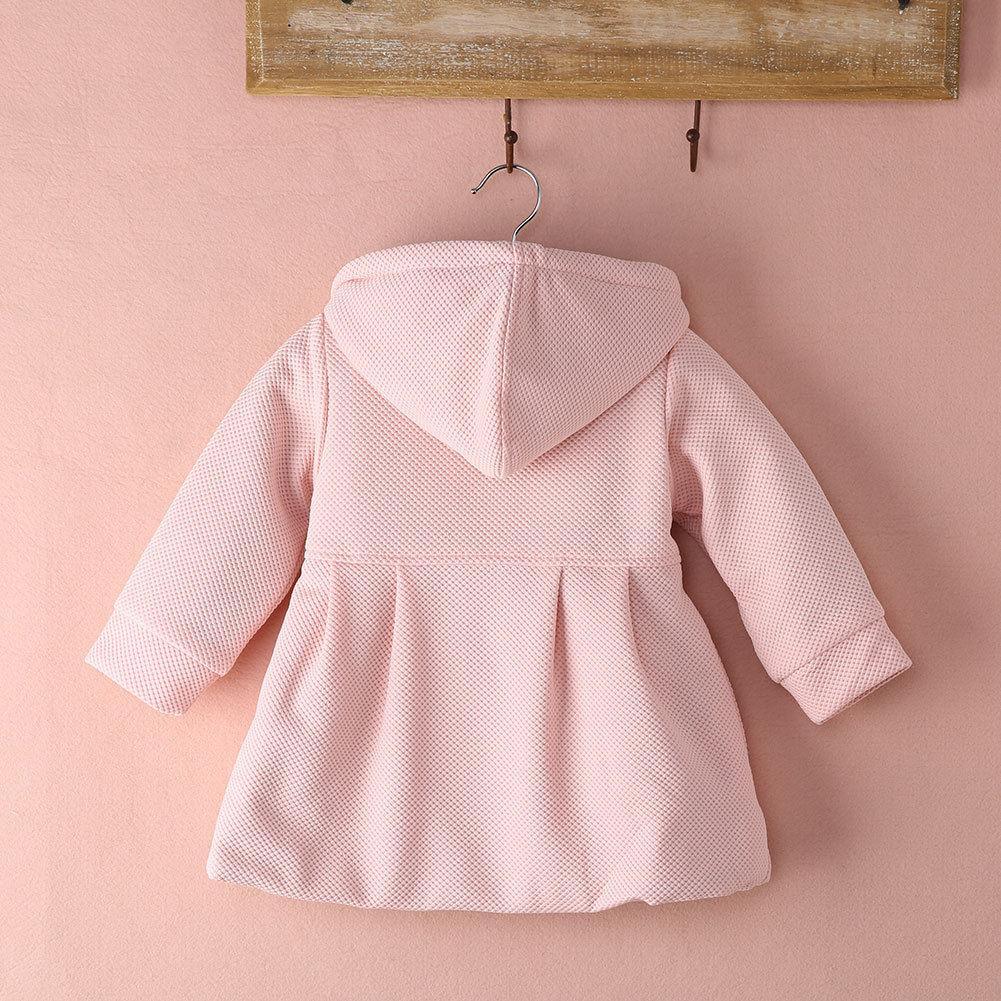 Toddler Baby Girls Hooded Winter Coat - Princess Style Jacket
