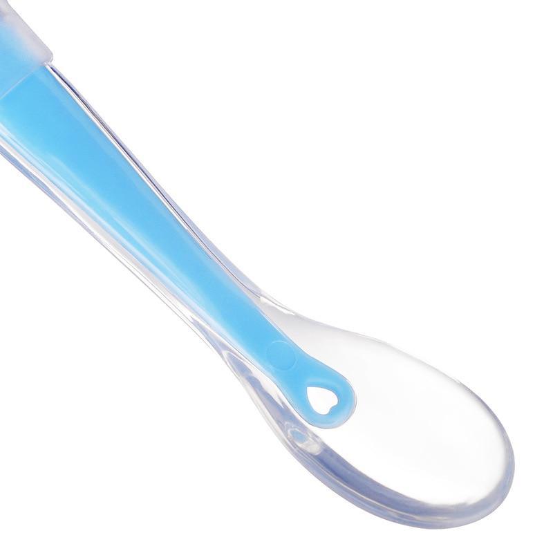 Soft Silicone Baby Training Spoon for Self-Feeding and Weaning