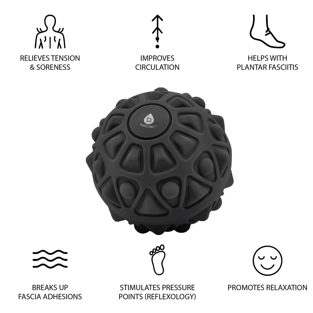 Ultimate Muscle Recovery Bundle: Deep Tissue Massage Gun + Vibrating Massage Ball