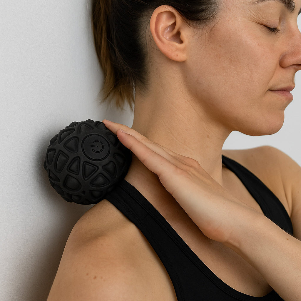 Ultimate Muscle Recovery Bundle: Deep Tissue Massage Gun + Vibrating Massage Ball