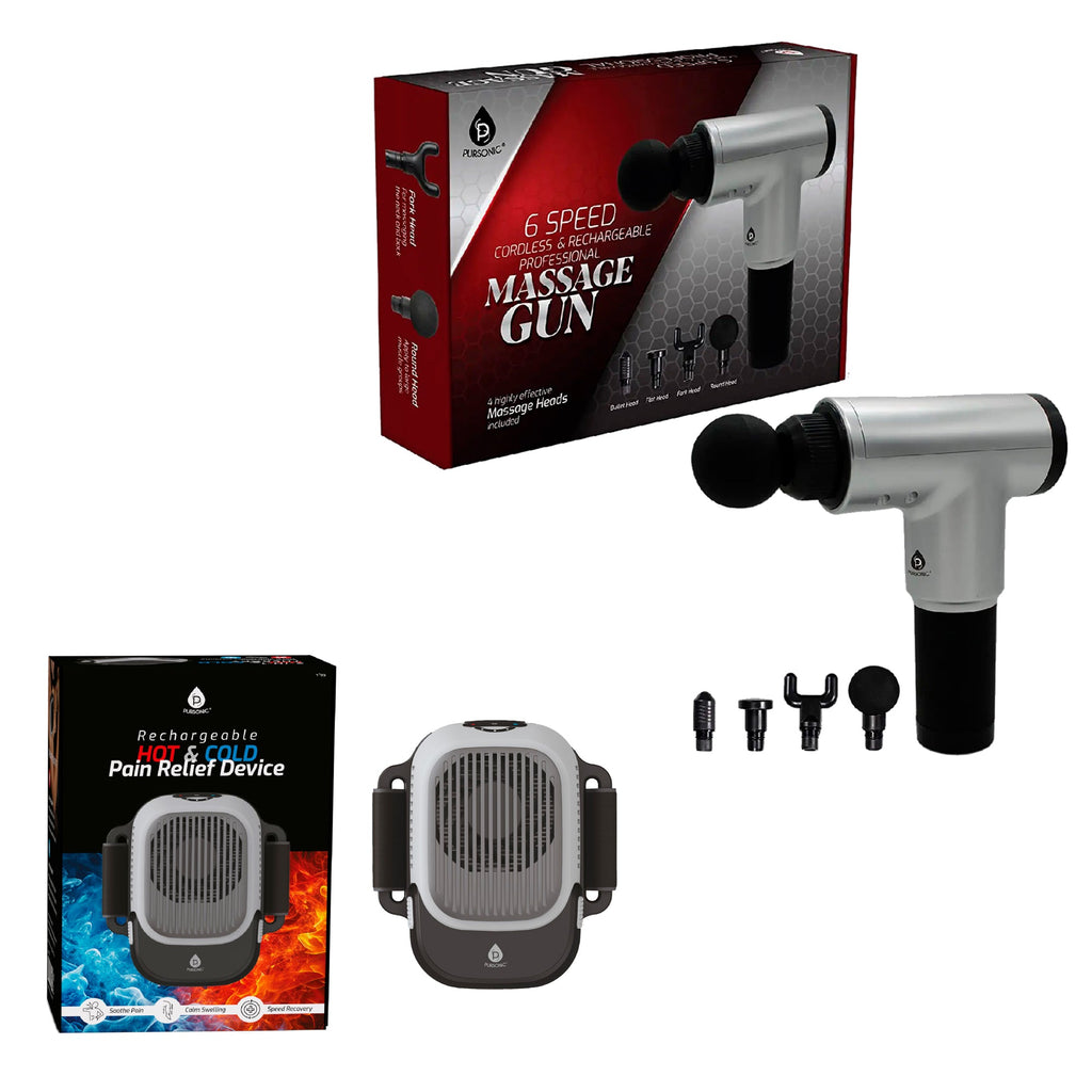 The Ultimate Muscle Recovery Duo: Hot & Cold Massager + Deep Tissue Massage Gun