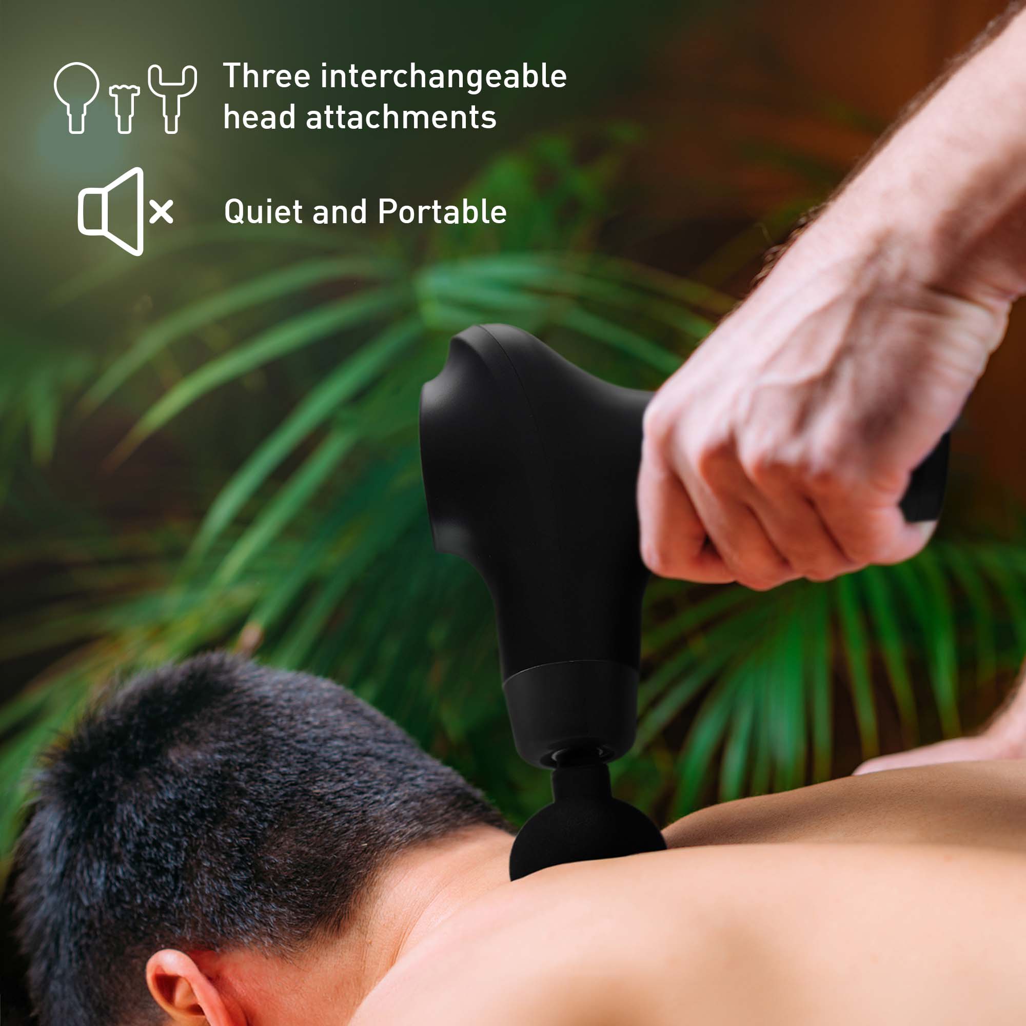 Pursonic Glow & Recovery Bundle: 7-in-1 LED Light Therapy Wand + 3-Speed Massage Gun