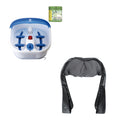 Ultimate Recovery Bundle: Pursonic 3D Shiatsu Back Massager & Heated Foot Spa