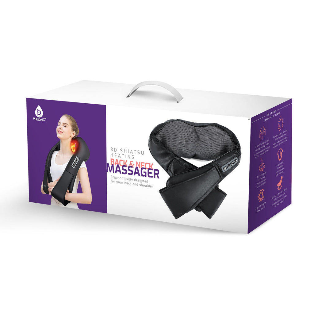 Ultimate Recovery Bundle: Pursonic 3D Shiatsu Back Massager & Heated Foot Spa