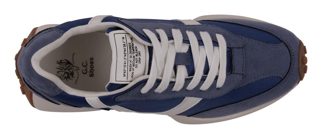 Women's Howell Navy Lace-Up Sneakers