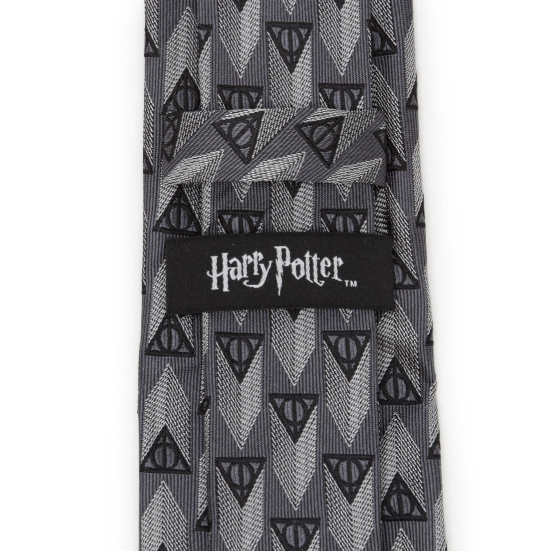 Harry Potter Deathly Hallows Symbol Silk Tie in Gray - Image 5