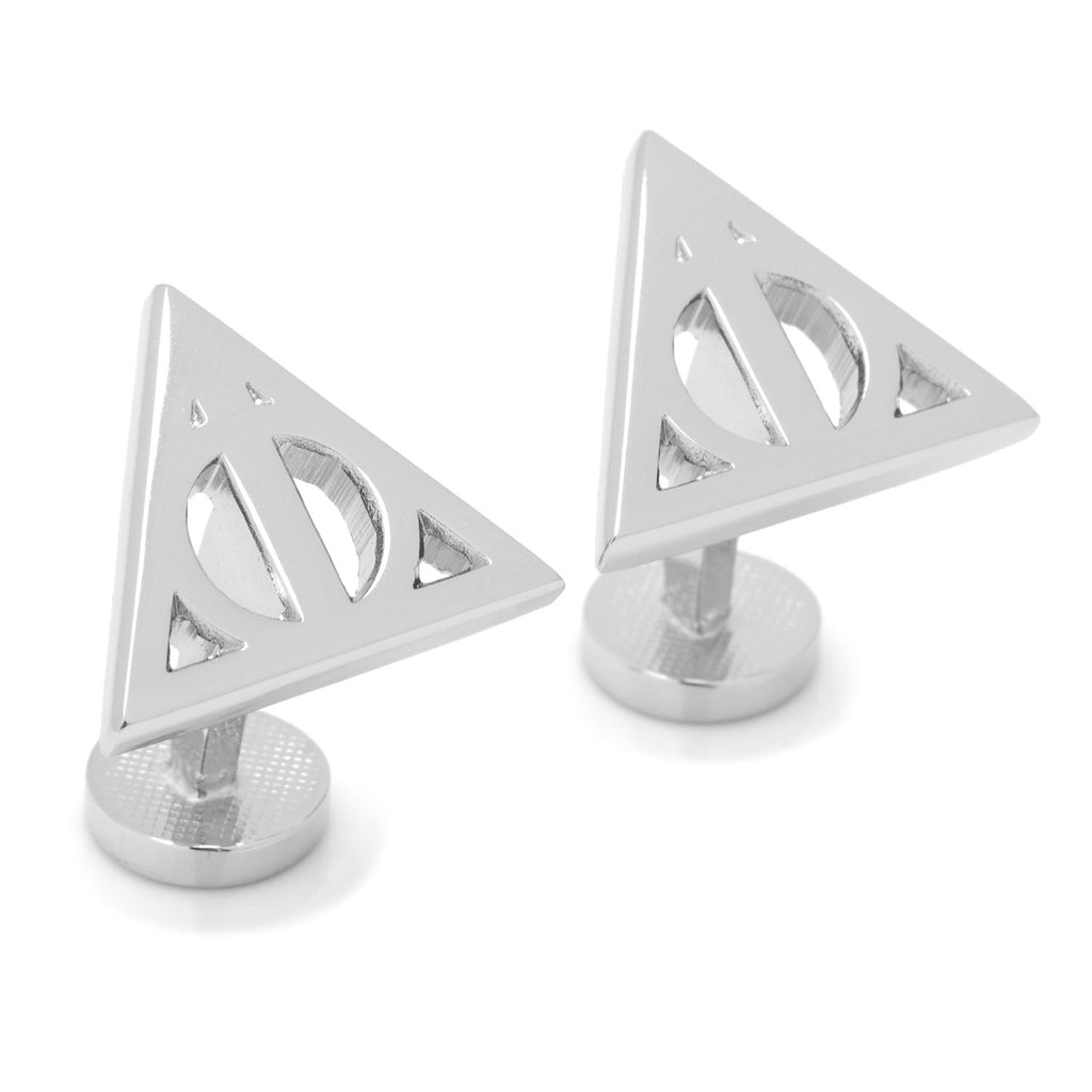 Harry Potter Silver Deathly Hallows Cufflinks - Image 2