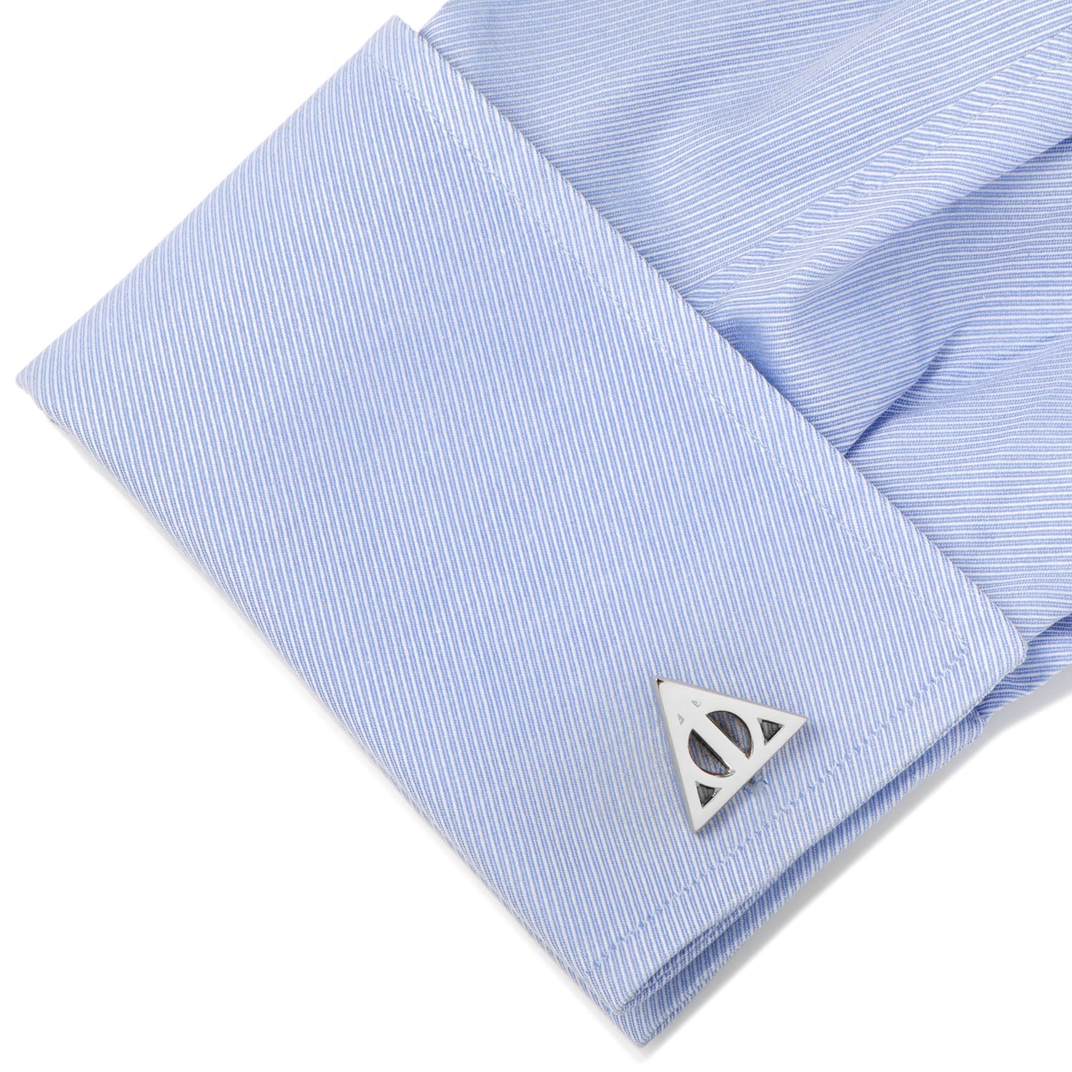 Harry Potter Silver Deathly Hallows Cufflinks - Image 3