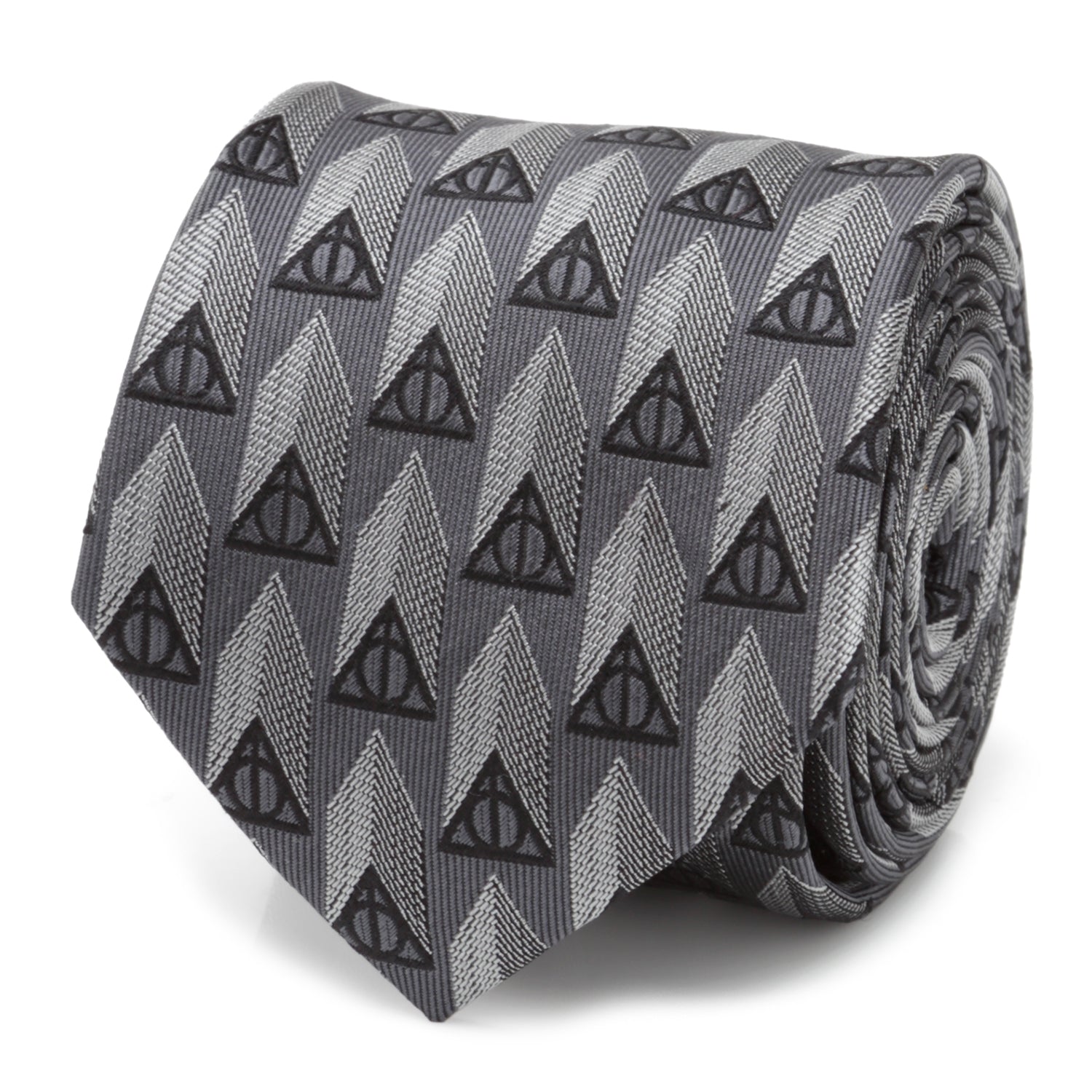 Harry Potter Deathly Hallows Gray Necktie Gift Set for Men - Image 3
