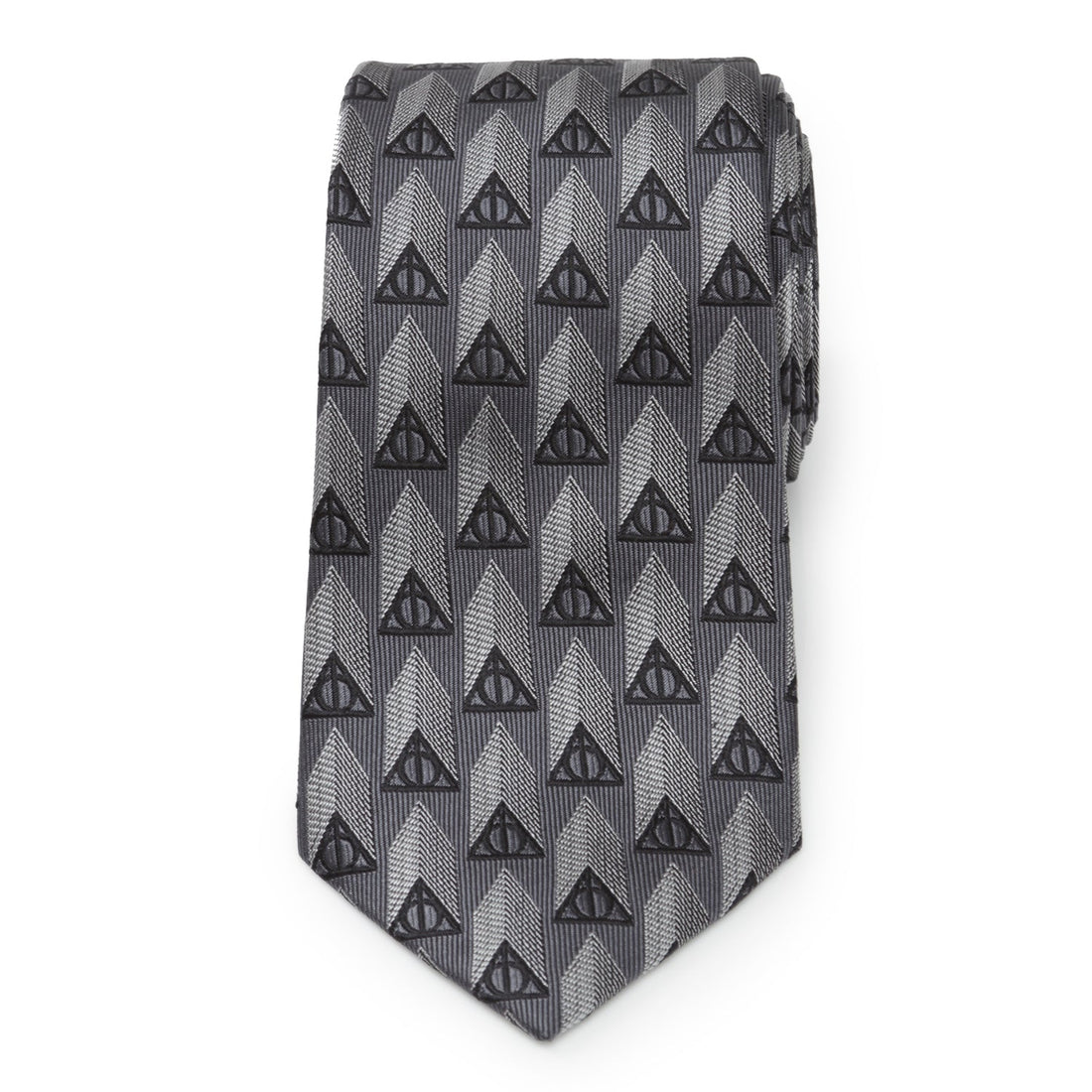 Harry Potter Deathly Hallows Gray Necktie Gift Set for Men - Image 5