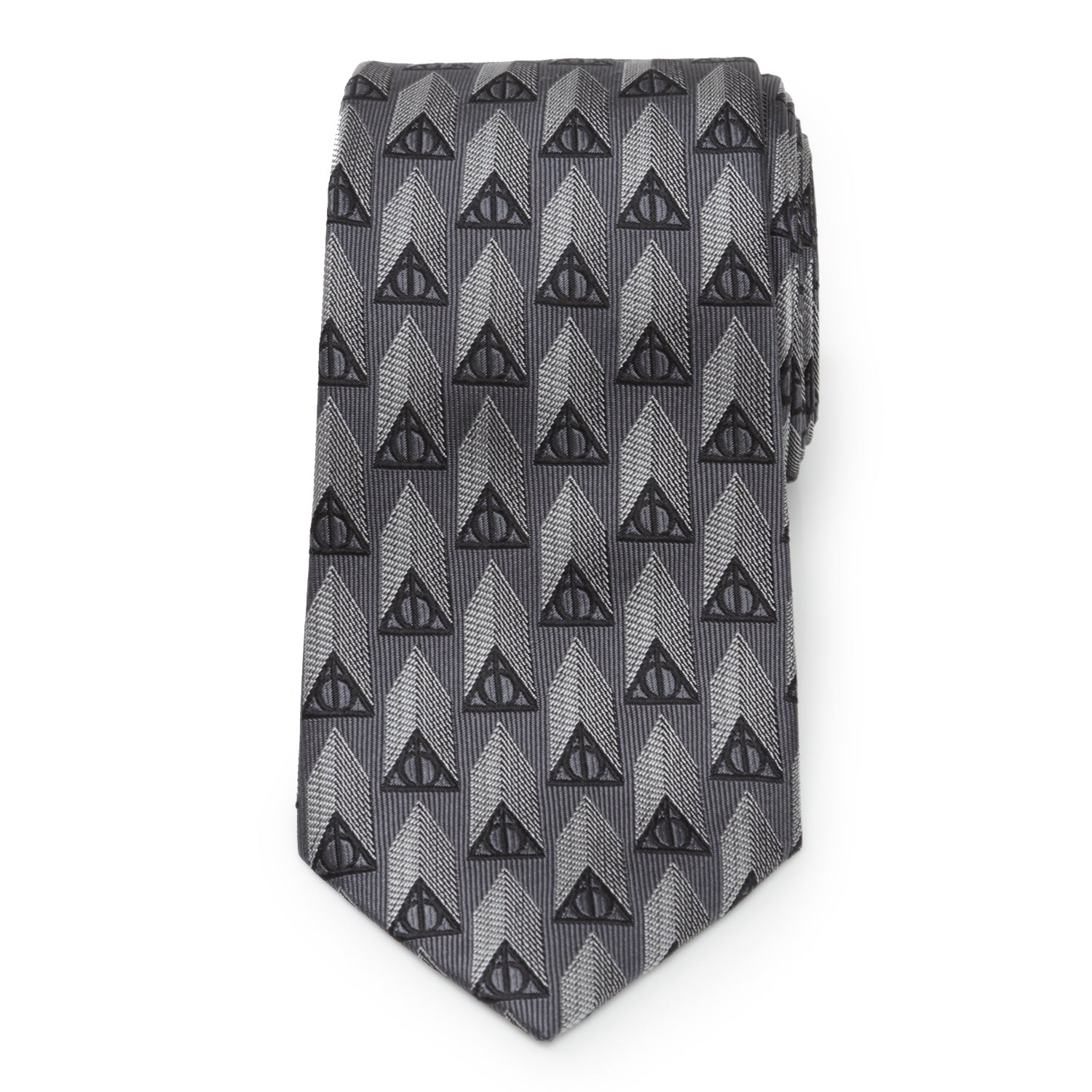 Harry Potter Deathly Hallows Gray Necktie Gift Set for Men - Image 5