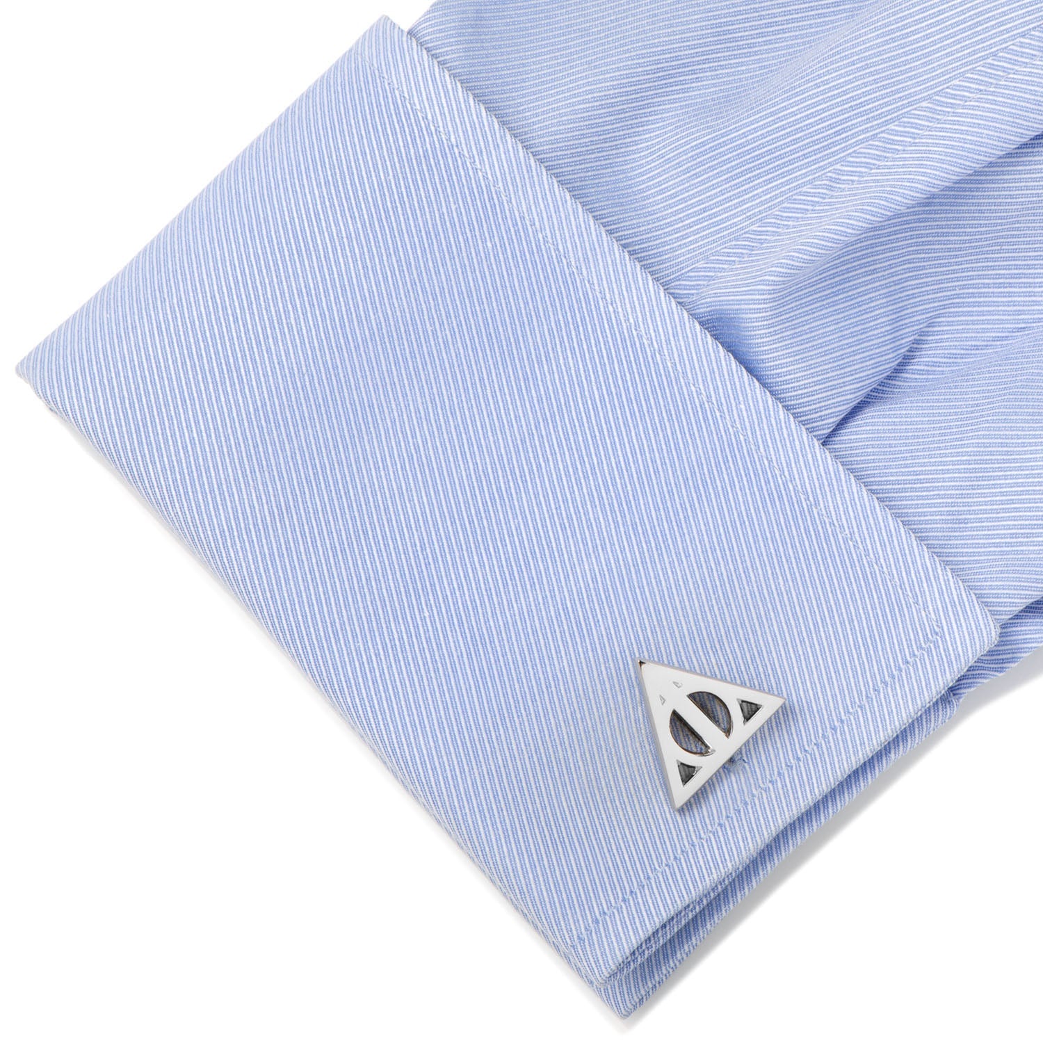 Harry Potter Deathly Hallows Gray Necktie Gift Set for Men - Image 7