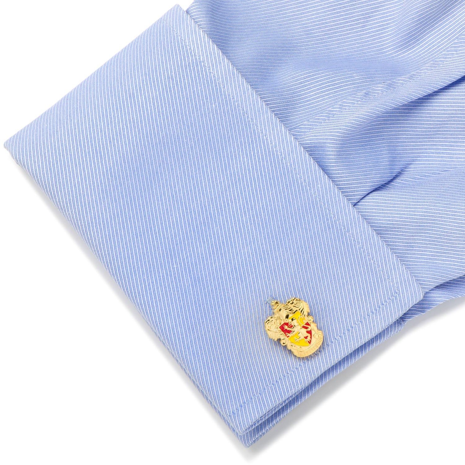 Harry Potter Gryffindor Crest Gold Plated Cufflinks - Image 3
