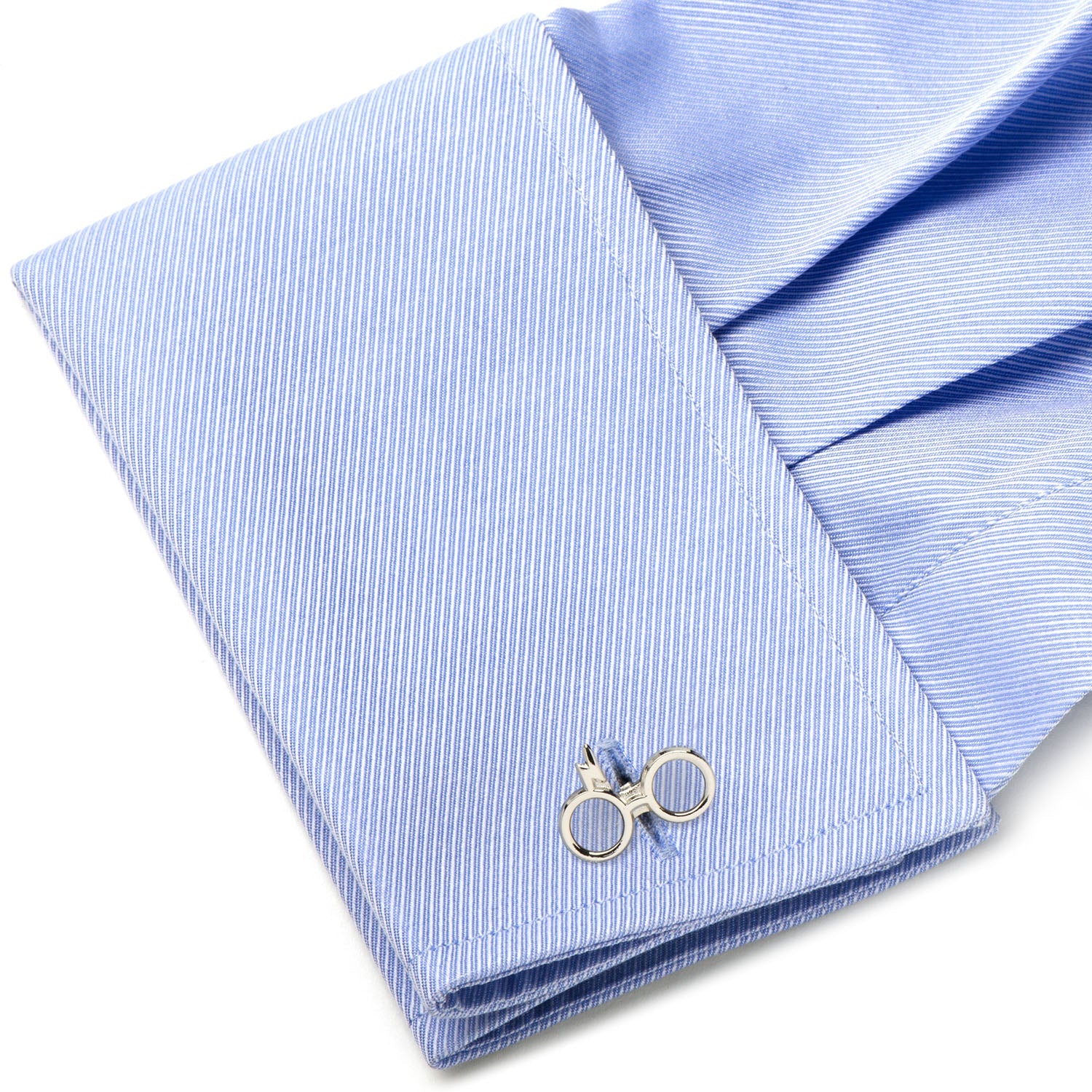 Harry Potter Glasses Silver Plated Cufflinks - Image 3