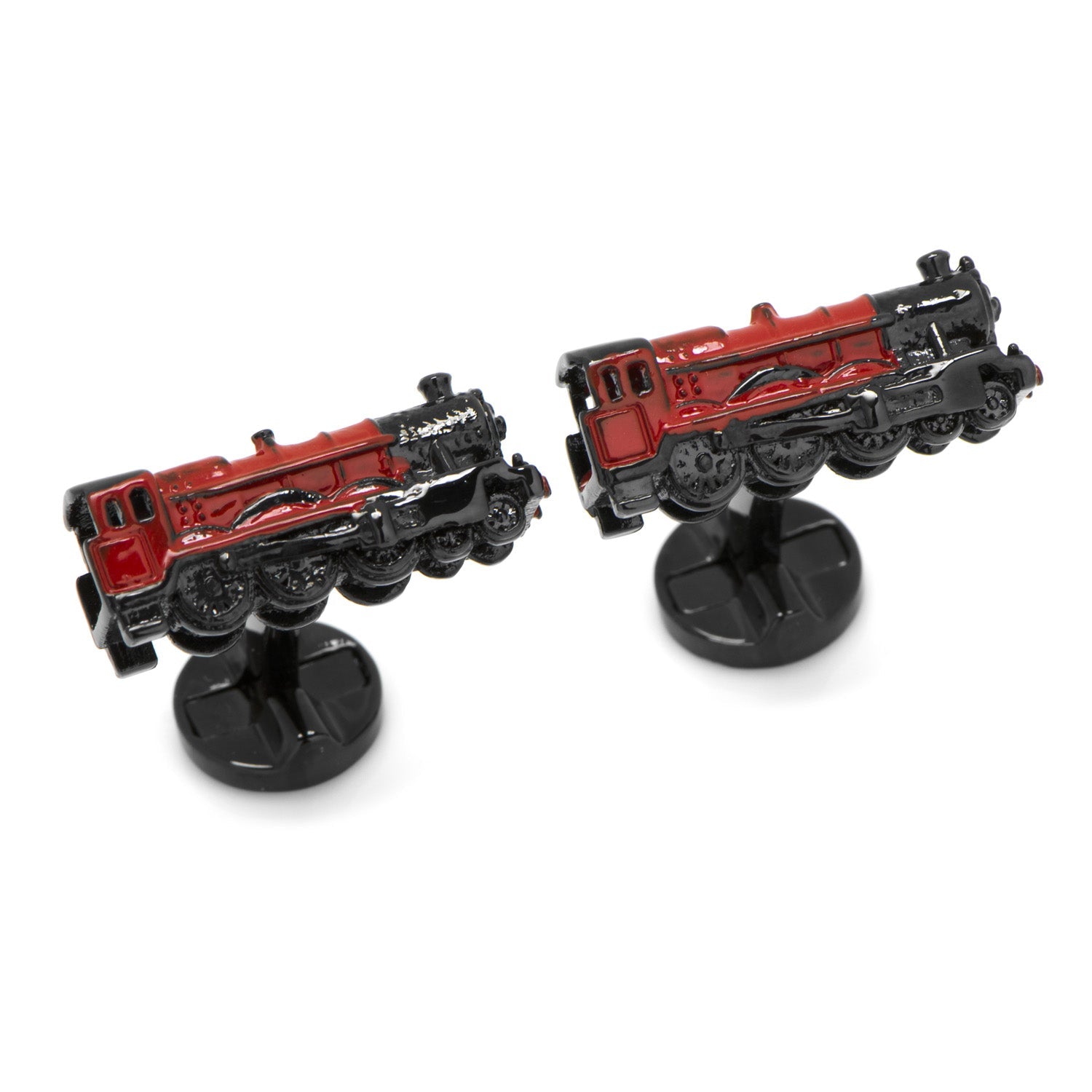 Harry Potter Hogwarts Express 3D Enamel Train Cufflinks - Image 2