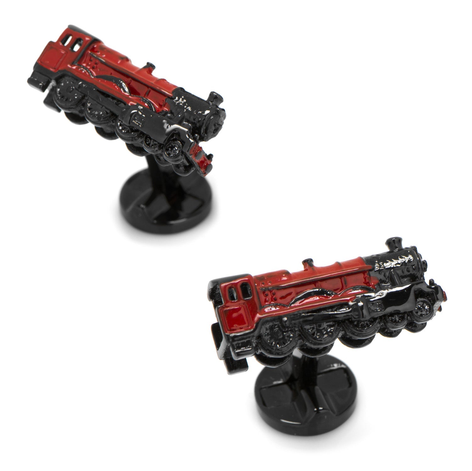 Harry Potter Hogwarts Express 3D Enamel Train Cufflinks - Image 3