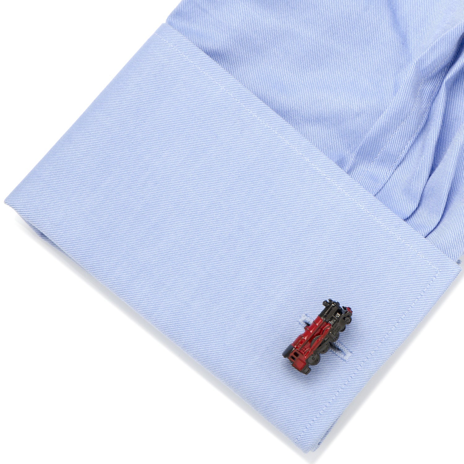 Harry Potter Hogwarts Express 3D Enamel Train Cufflinks - Image 4