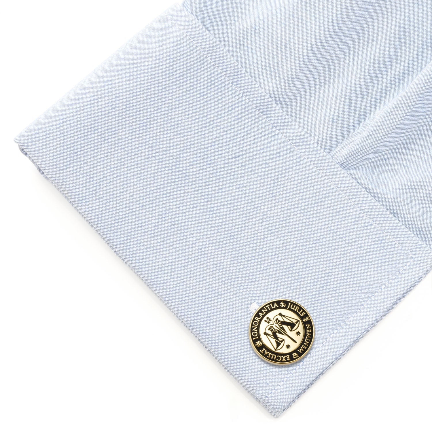Harry Potter Ministry of Magic Wizengamot Gold Cufflinks - Image 3