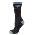 Harry Potter Ravenclaw themed black and blue crew socks featuring the Ravenclaw house crest