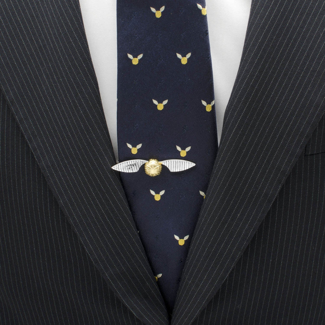 Harry Potter Golden Snitch Tie Clip Silver and Gold Tone - Image 2