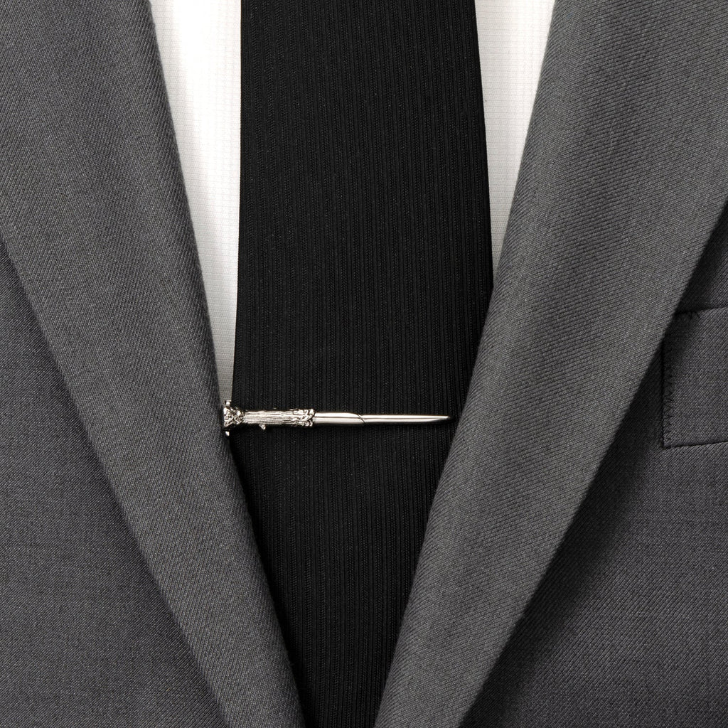 Harry Potter Wand Tie Clip in Silver Tone - Image 2