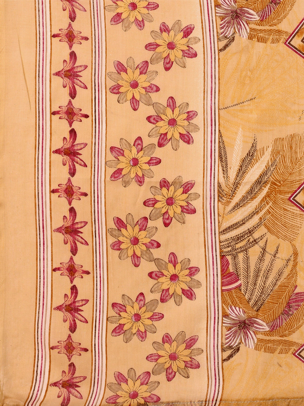 Yellow Botanical Embroidered Kurta Set with Printed Dupatta