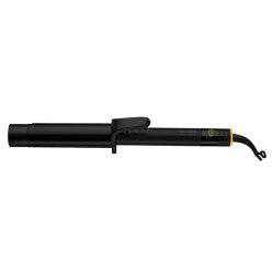 1-1/2 inch Black & Gold Digital Salon Curling Iron for large voluminous waves