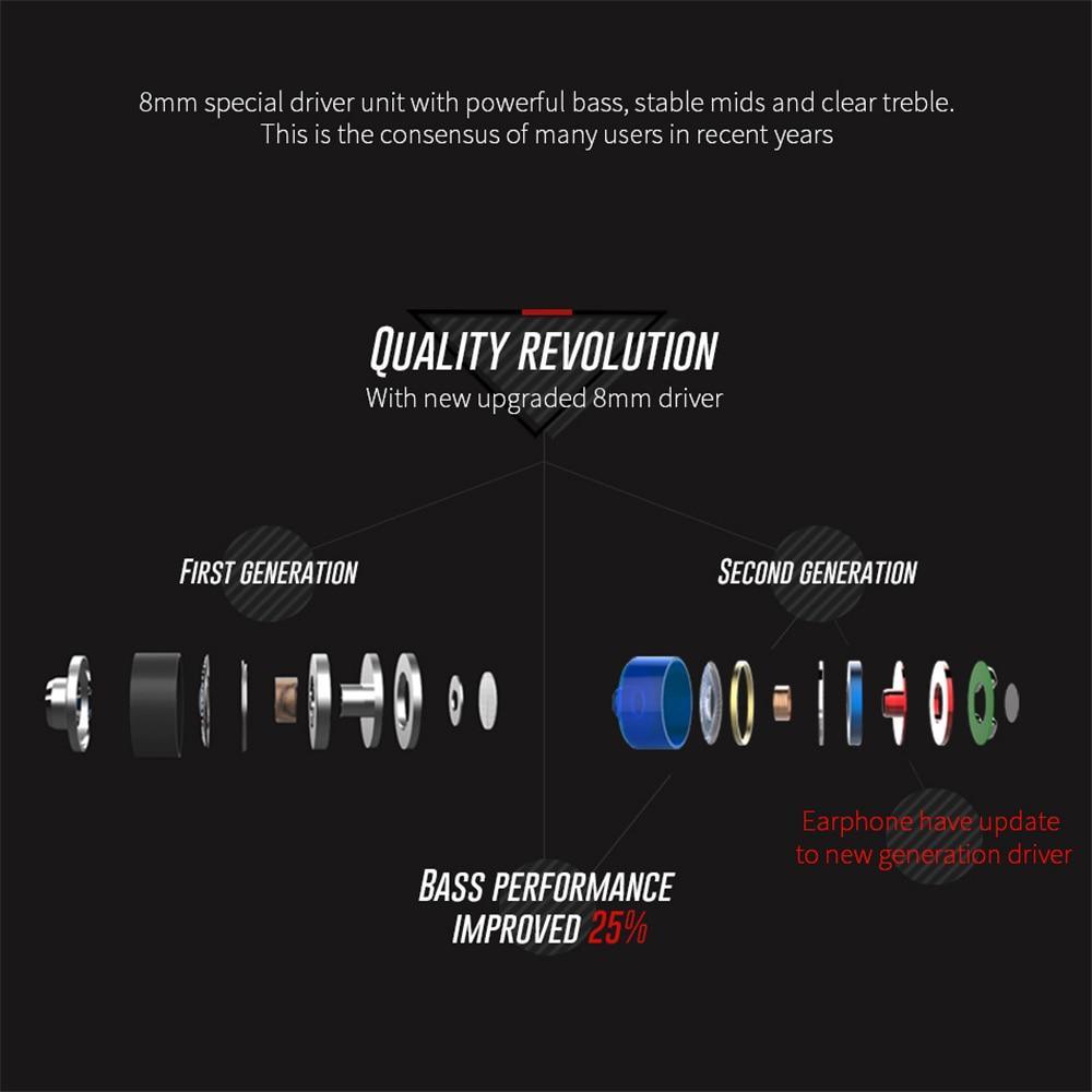 HiFi Metal Sport Earbuds with Heavy Bass & 3.5mm Wired Connector