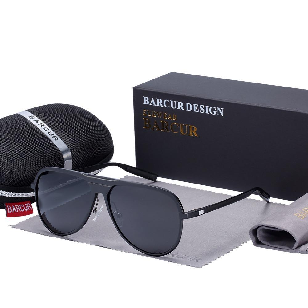 Unisex Aluminum Magnesium Polarized Sunglasses with UV400 Protection