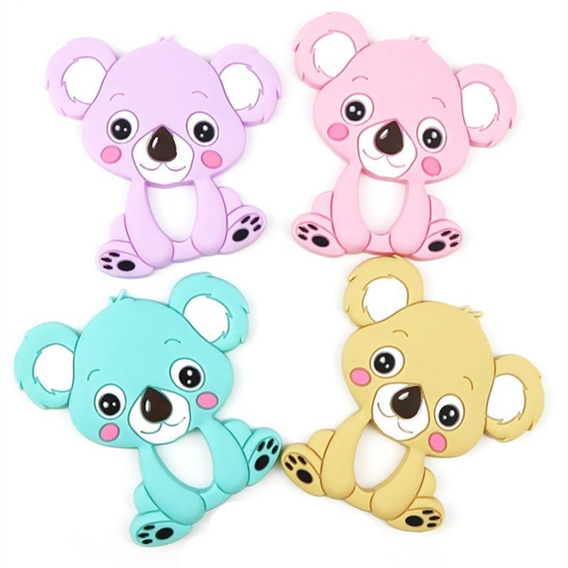 Baby Koala Silicone Teether Toy – Safe Non-Toxic Chewable Relief