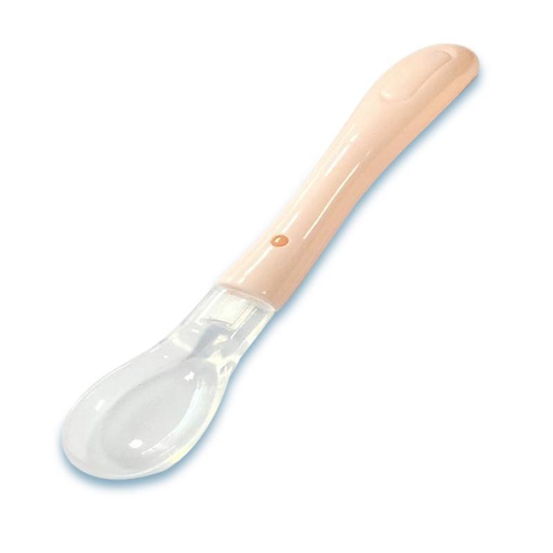 Temperature Sensing Silicone Baby Spoon for Safe Learning