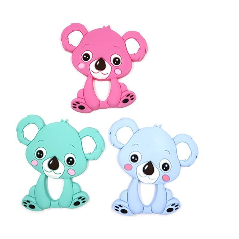 Baby Koala Silicone Teether Toy – Safe Non-Toxic Chewable Relief