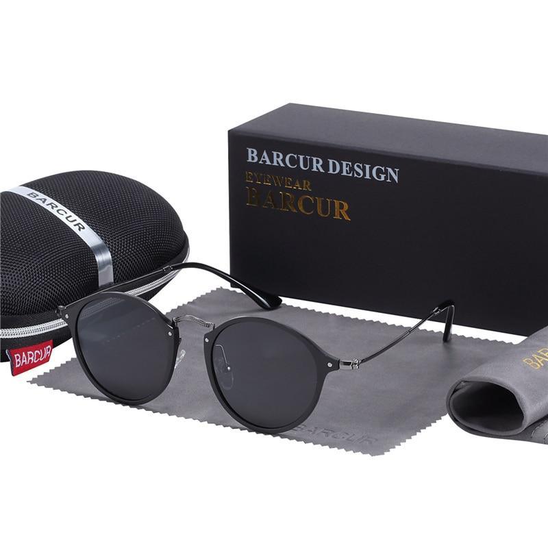 Vintage Round Sunglasses with UV400 Protection, Retro Style