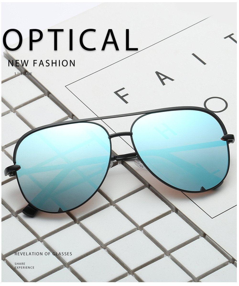 Vintage Round Metal Polarized Sunglasses with UV400 Protection